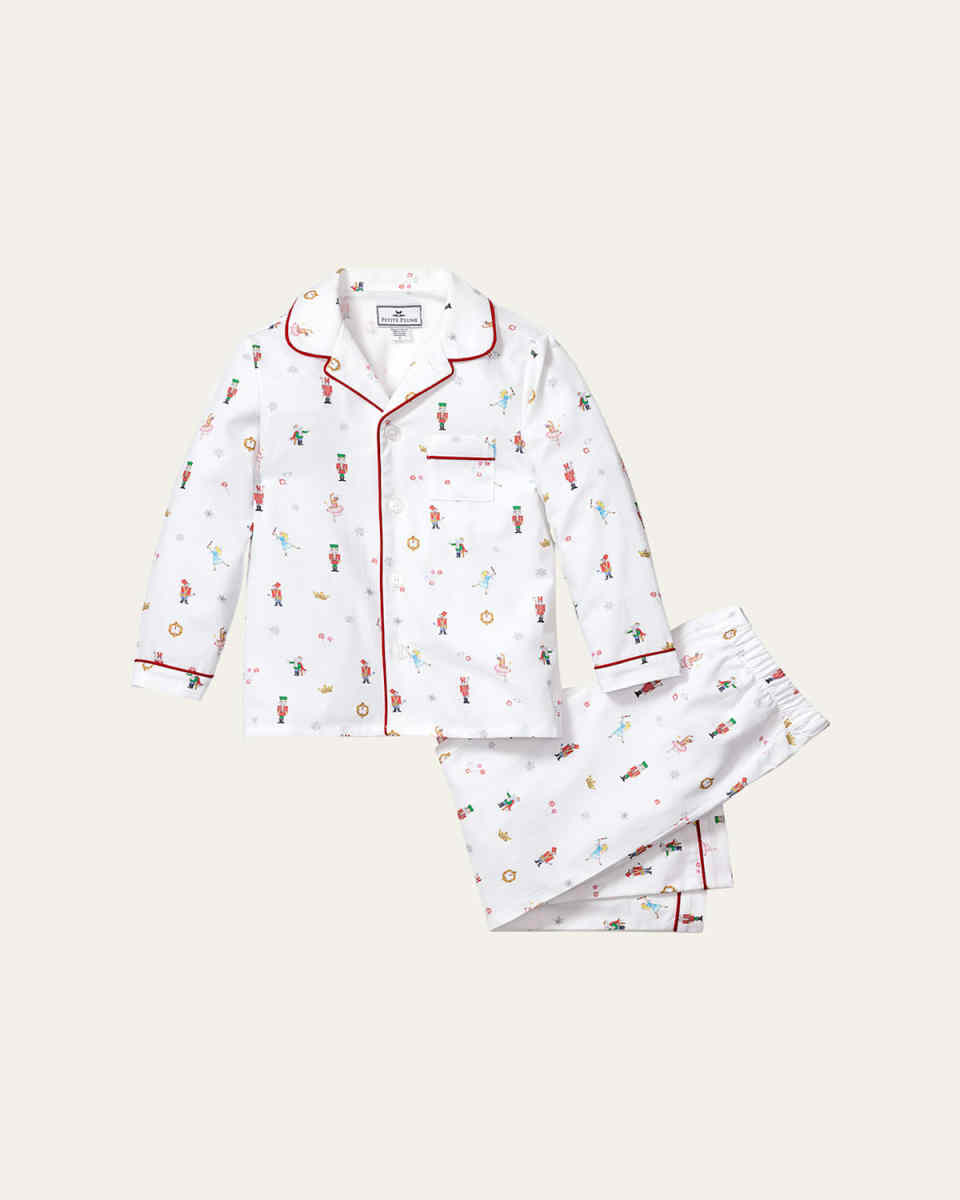 Boy's Night At The Nutcracker Two-Piece Pajama Set, Size 6M-14